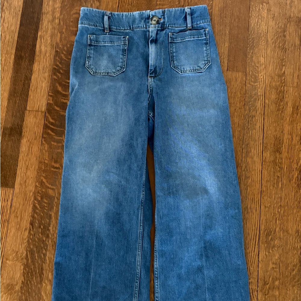 Pilcro the skipper wide leg jeans size 28